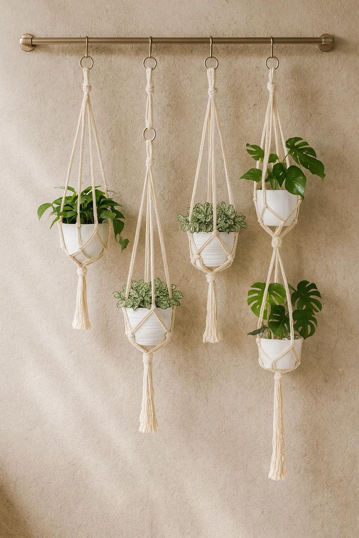 Hanging Macrame Planter Holder