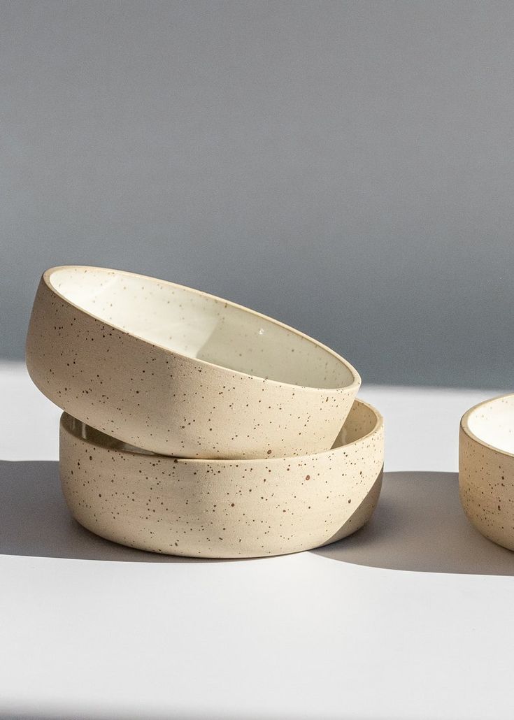Minimal Stoneware Bowls (pack of 2)