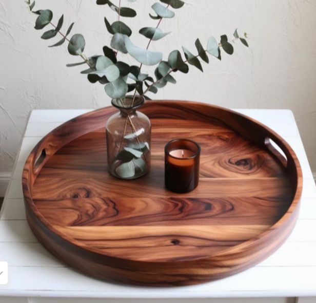 Wooden Tray (circle)
