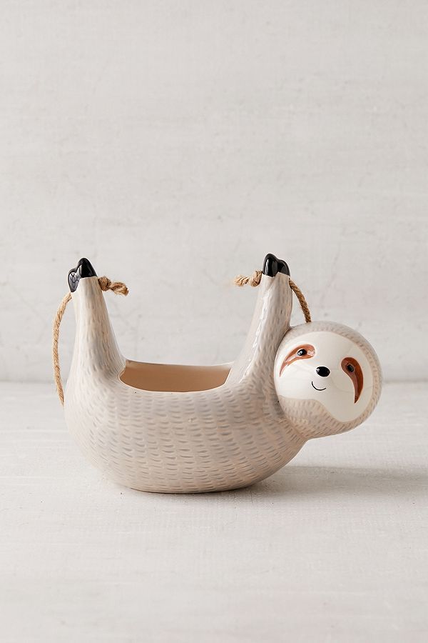 ALLOMN Sloth Hanging Planter