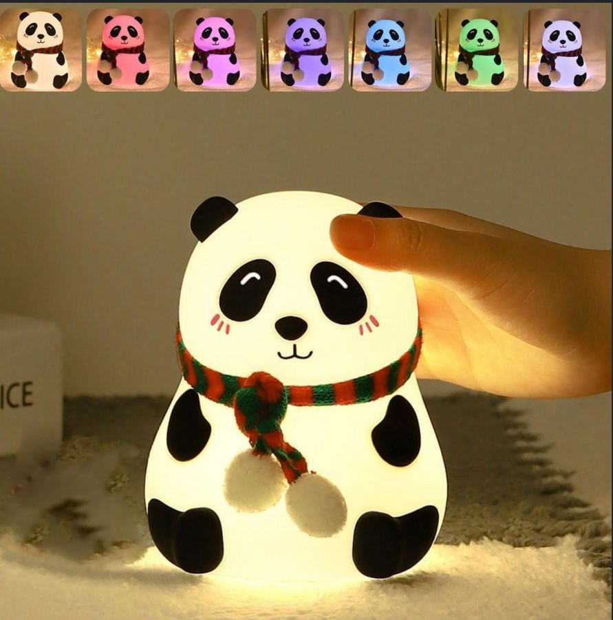 panda silicone lamp